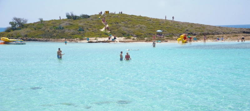 Die blaue Flagge - Strand der Nissi Bay