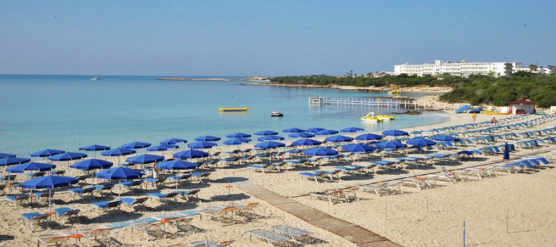 Die blaue Flagge - Strand von Landa